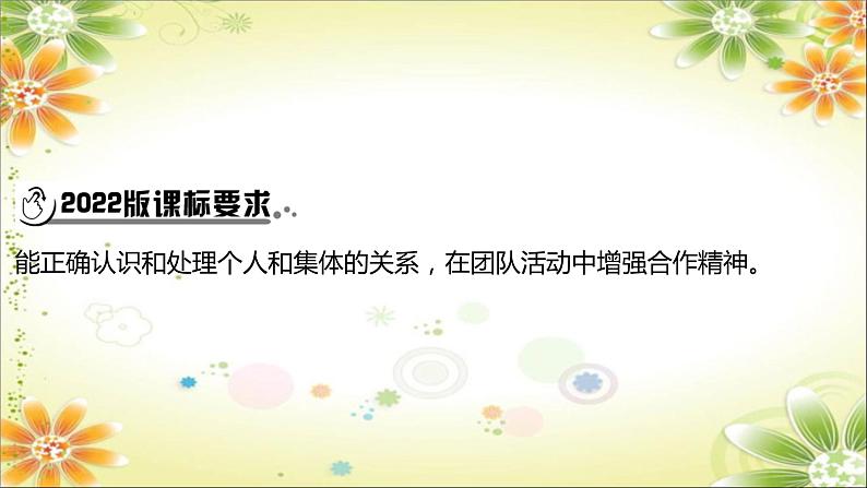 2024年中考道德与法治一轮复习课件（甘肃专用）七年级下册第三单元　在集体中成长第2页