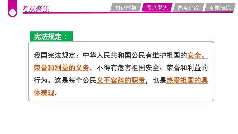 中考道德与法治一轮复习考点过关课件专题14 维护国家利益（含答案）第7页