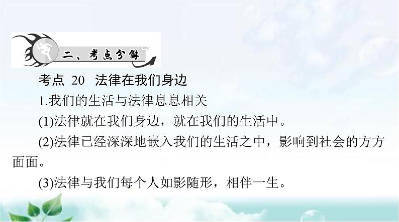 中考道德与法治总复习专题六知法守法特殊保护课件第3页