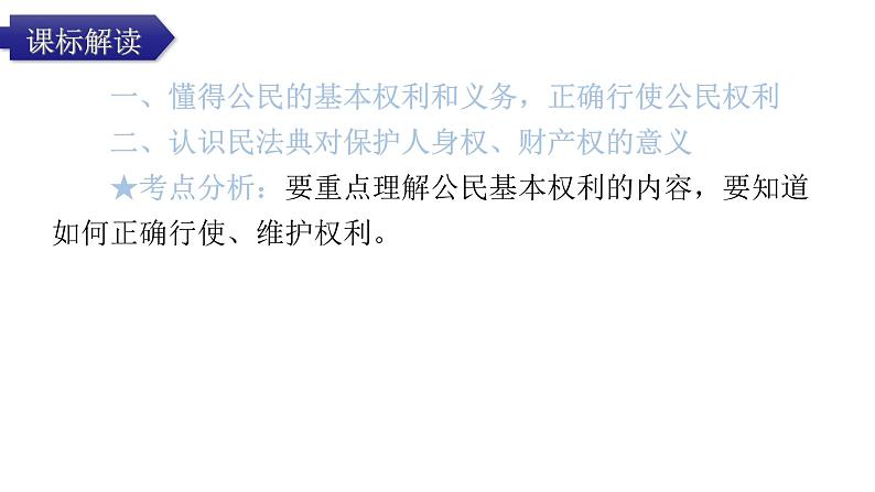 中考道德与法治复习第三章法律常识专题九行使权利履行义务教学课件第3页