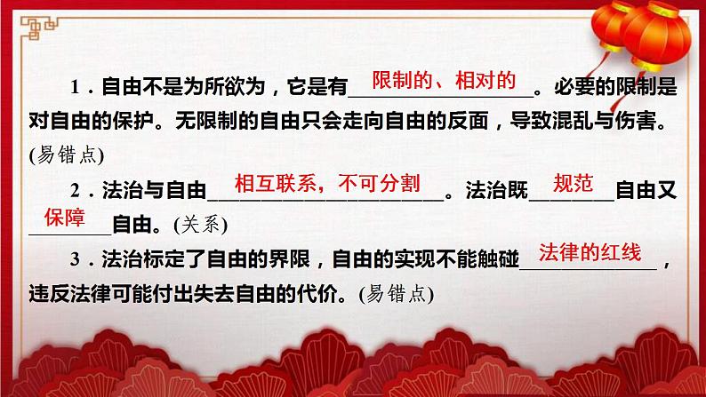 中考道德与法治一轮夯实基础精品课件专题17 崇尚法治精神（含答案）第7页