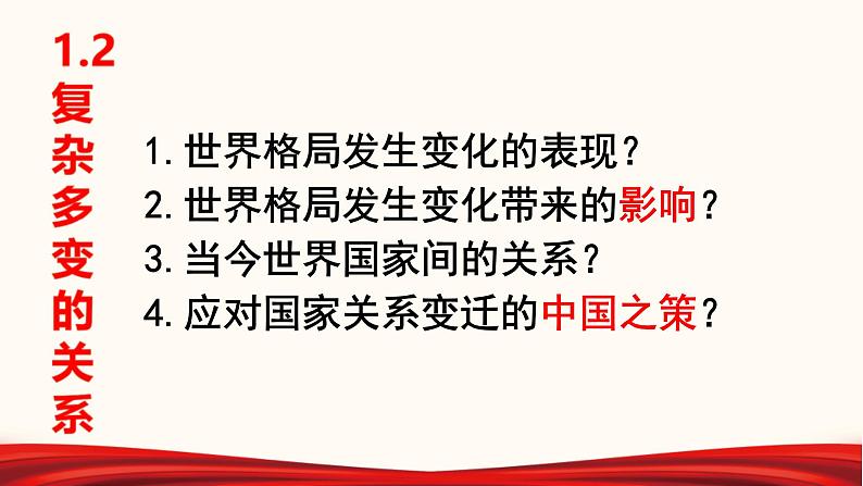 中考道德与法治一轮夯实基础精品课件专题22 我们共同的世界（含答案）第5页