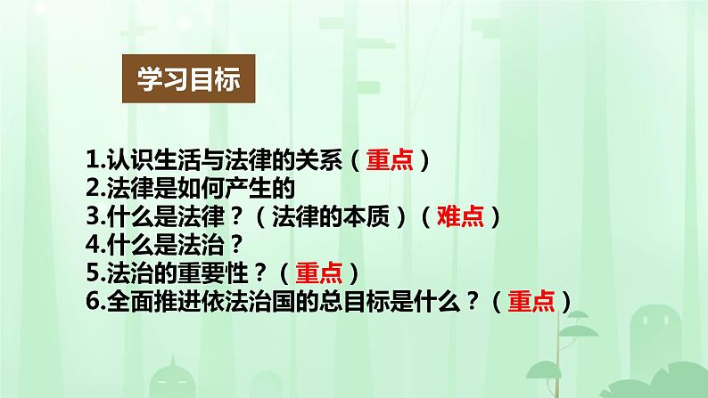 生活需要法律 课件 初中道德与法治人教版七年级下册02