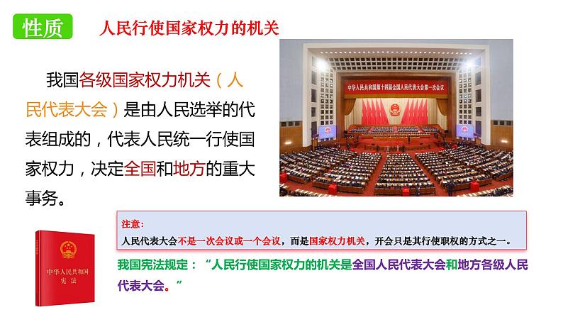 6.1 国家权力机关 课件-2023-2024学年统编版道德与法治八年级下册 (1)第5页