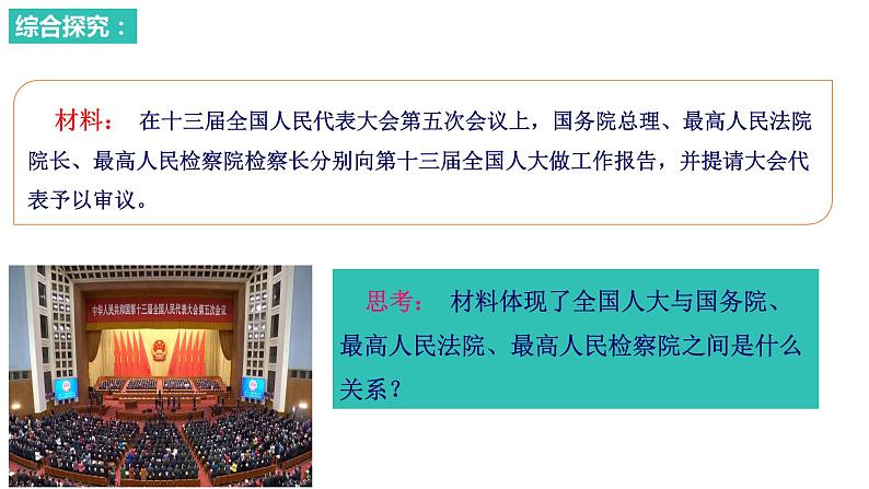 6.1 国家权力机关 课件-2023-2024学年统编版道德与法治八年级下册 (1)第7页