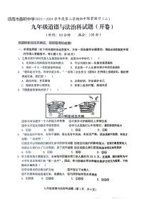 海南省琼海市嘉积中学2023-2024学年九年级下学期月考道德与法治试题(二)