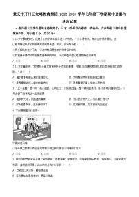 重庆市开州区文峰教育集团 2023-2024学年七年级下学期期中道德与法治试题（原卷版+解析版）