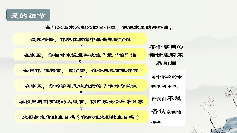 7.2+爱在家人间+课件-2023-2024学年统编版道德与法治七年级上册第4页