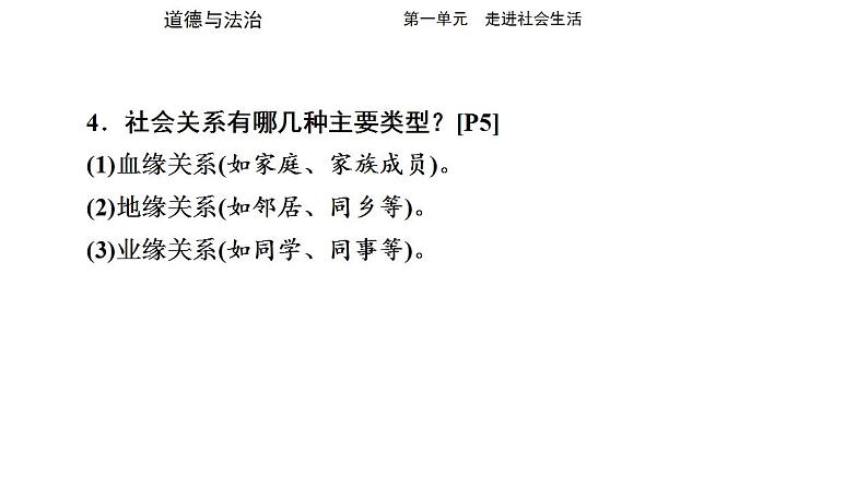 八年级上册第一单元 走进社会生活 复习课件 -2024年中考道德与法治一轮复习04