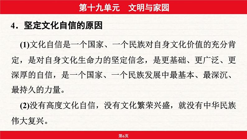 安徽省2024年中考道德与法治一轮复习课件：第十九单元  文明与家园06