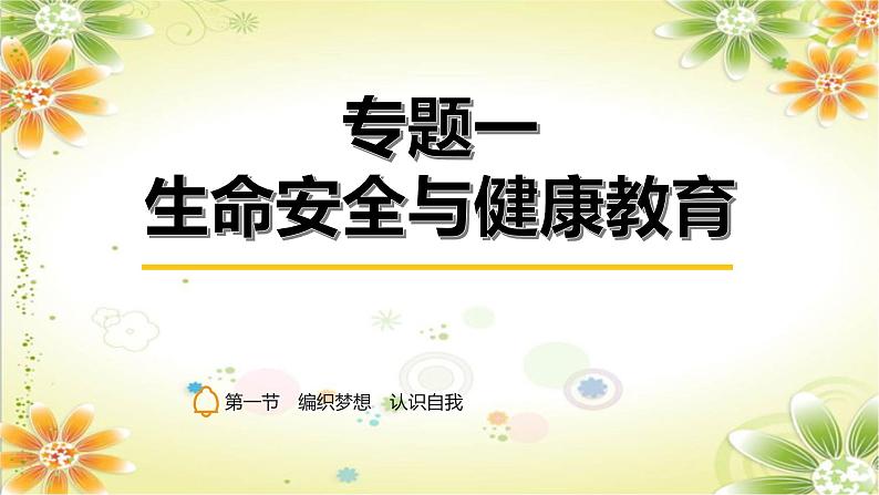 2024年中考道德与法治一轮复习课件：编织梦想 认识自我  课件第1页