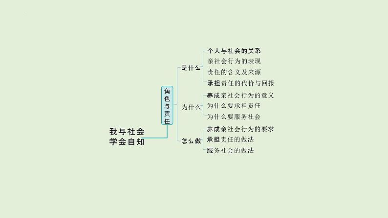 2024年中考道德与法治总复习 考点讲练课件：我与社会 学会自知 课件第3页