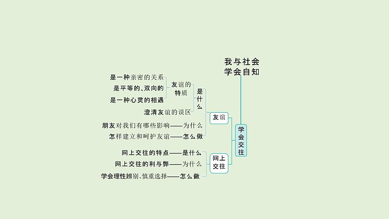 2024年中考道德与法治总复习 考点讲练课件：我与社会 学会自知 课件第4页