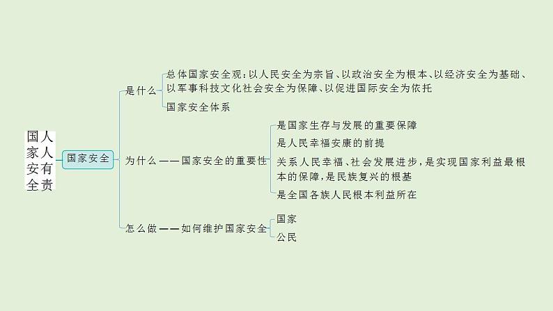 2024年中考道德与法治总复习考点讲练课件 国家安全  人人有责03