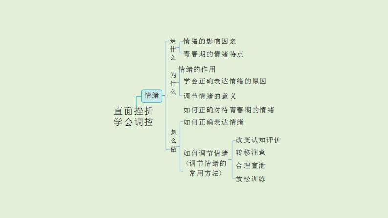 2024年中考道德与法治总复习考点讲练课件 直面挫折  学会调控03