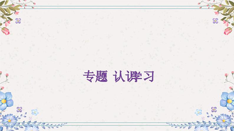 2024年中考道德与法治总复习课件  认识学习第2页