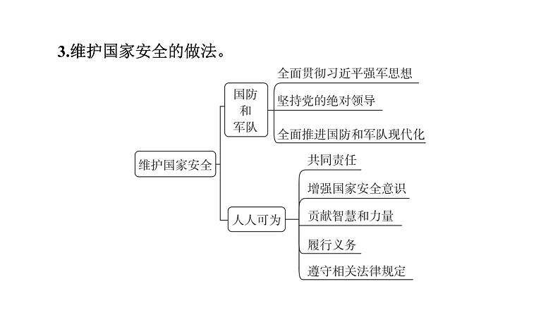 微专题4 国家安全---2024年中考道德与法治微专题复习课件04