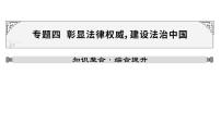 山东省2024年中考道德与法治二轮热点专题复习课件专题四 彰显法律权威，建设法治中国