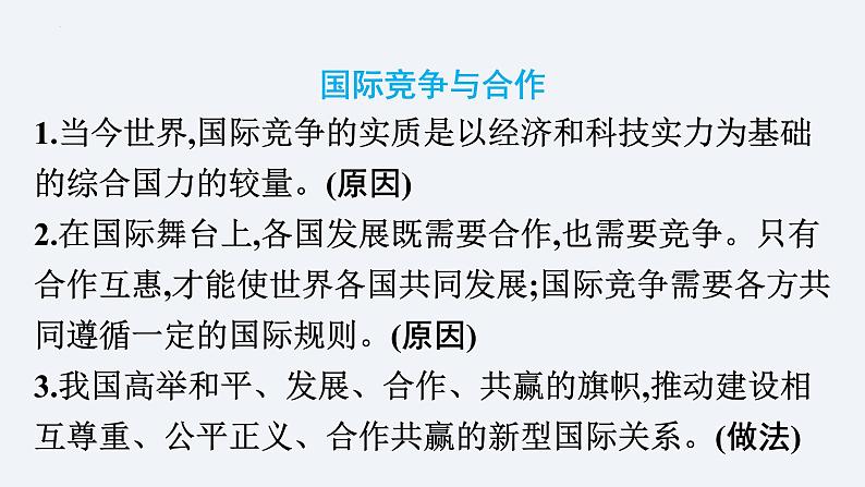 2024年中考道德与法治二轮专题复习课件 大国外交第3页