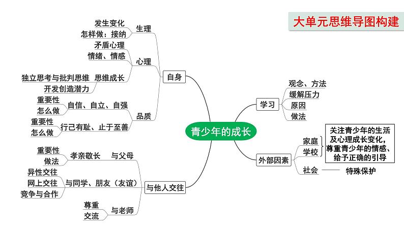 2024年中考道德与法治二轮复习备考专题 青少年的成长 课件第5页