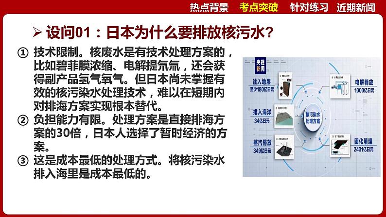 热点五  日本三轮核污水排海  课件 -2024年中考道德与法治时政热点专题第8页