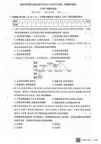 贵州省贵阳市花溪区高坡民族中学+2023-2024学年七年级下学期4月期中道德与法治试题