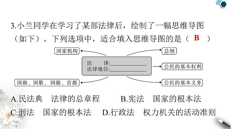 人教版八年级道德与法治下册第一单元检测卷课件第4页