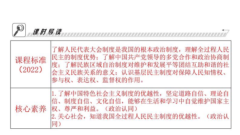 人教版八年级道德与法治下册第三单元人民当家作主第五课人民当家作主第一课时根本政治制度课件第3页