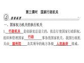 人教版八年级道德与法治下册第三单元人民当家作主第六课我国国家机构第三课时国家行政机关课件