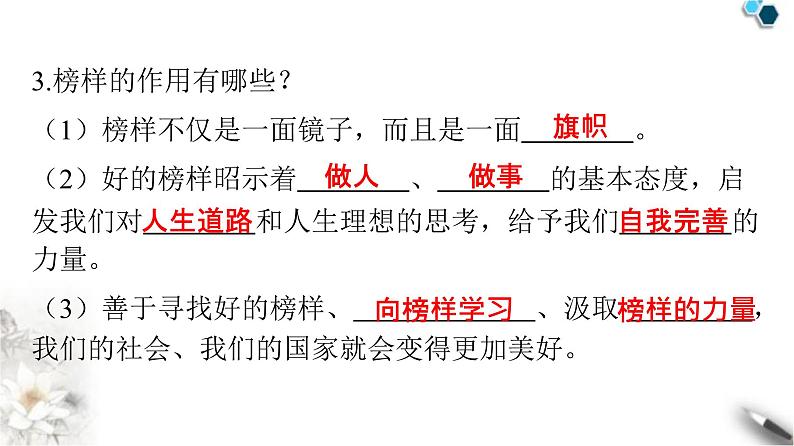 人教版七年级道德与法治下册第一单元第三课第二课时青春有格课时教学课件第7页