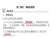 人教版七年级道德与法治下册第二单元第四课第二课时情绪的管理课时教学课件