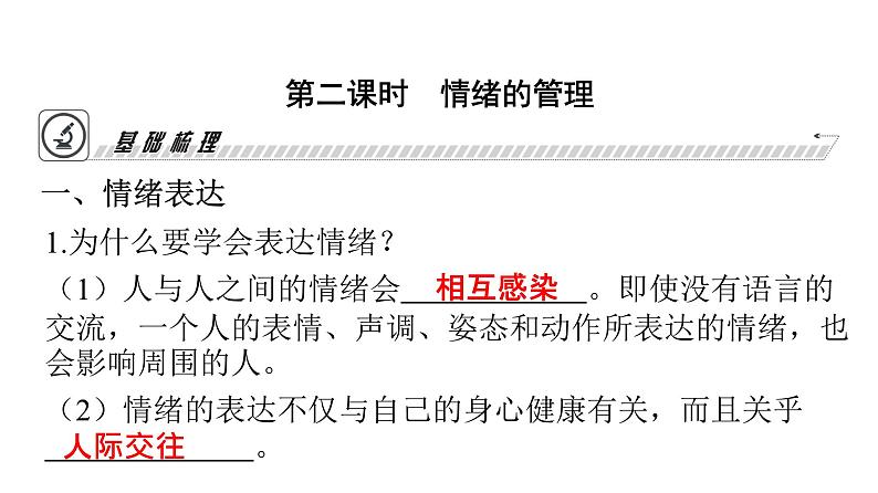 人教版七年级道德与法治下册第二单元第四课第二课时情绪的管理课时教学课件03