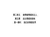 人教版七年级道德与法治下册第二单元第五课第一课时我们的情感世界课时教学课件