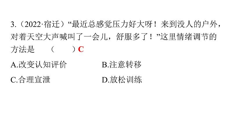 人教版七年级道德与法治下册第二单元精练课件04