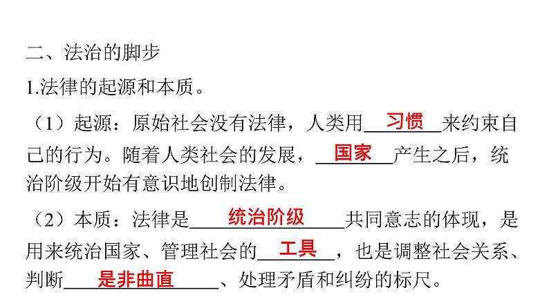 人教版七年级道德与法治下册第四单元第九课第一课时生活需要法律课时教学课件第7页