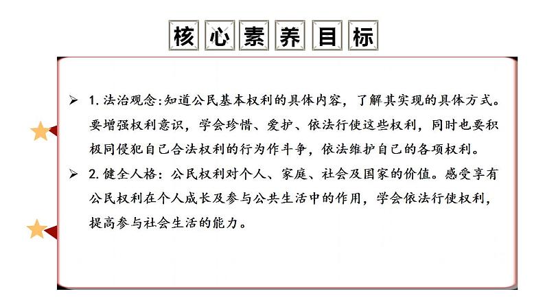 3.1 公民基本权利   课件  ---2023-2024学年统编版道德与法治八年级下册04