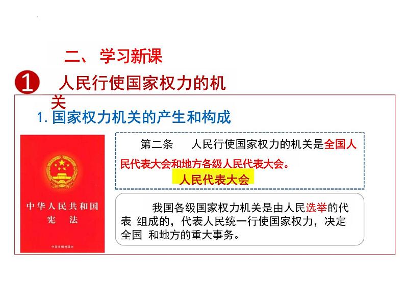 6.1 国家权力机关  课件 ---2023-2024学年统编版道德与法治八年级下册05