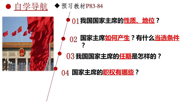 6.2 中华人民共和国主席 课件-2023-2024学年统编版道德与法治八年级下册02