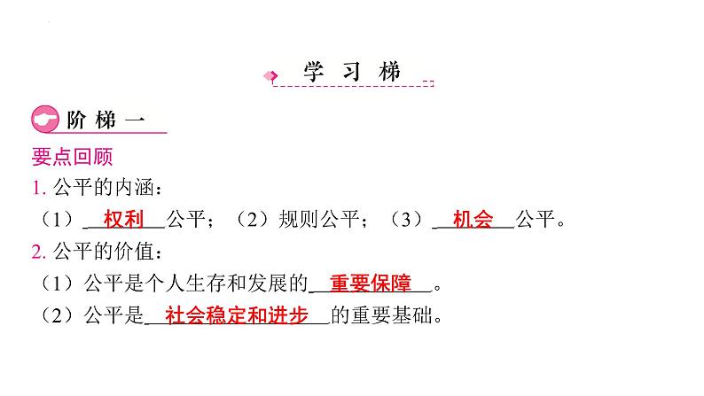 8.2 公平正义的守护 学案课件  2023-2024学年统编版道德与法治八年级下册04