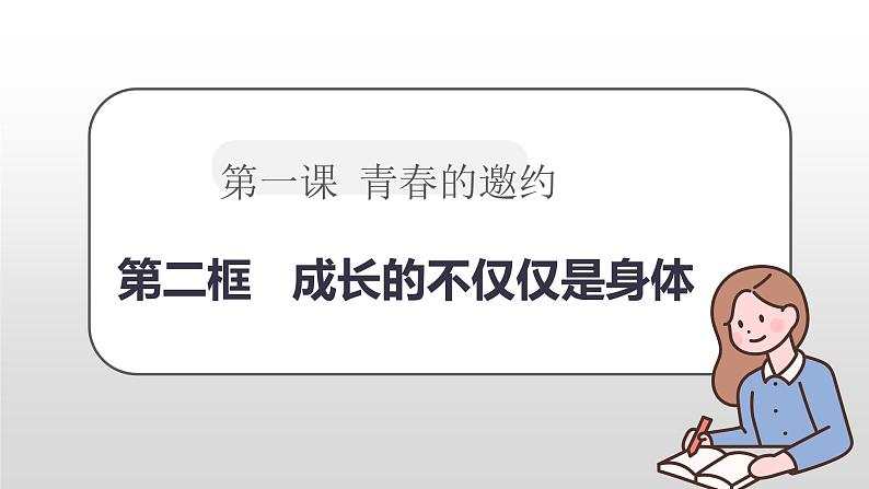 1.2 成长的不仅仅是身体 课件 ---2023-2024学年统编版道德与法治七年级下册第2页