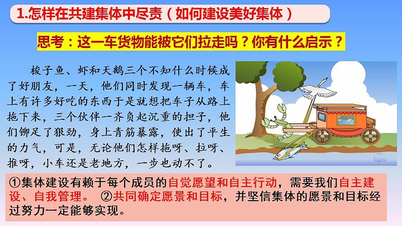 8.2 我与集体共成长 课件   2023-2024学年统编版道德与法治七年级下册第5页