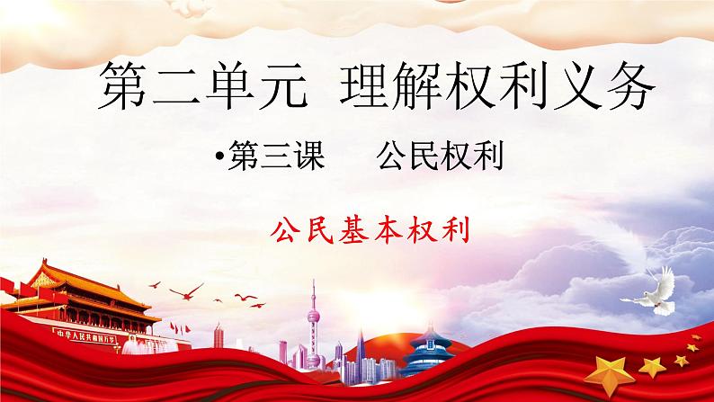 3.1+公民基本权利+课件-2023-2024学年统编版道德与法治八年级下册第3页