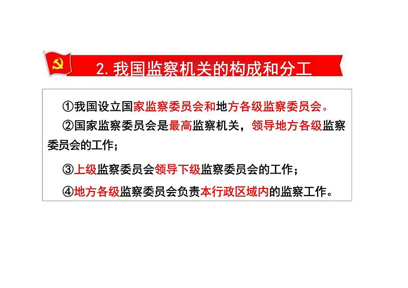 6.4+国家监察机关+课件-2023-2024学年统编版道德与法治八年级下册 (1)05