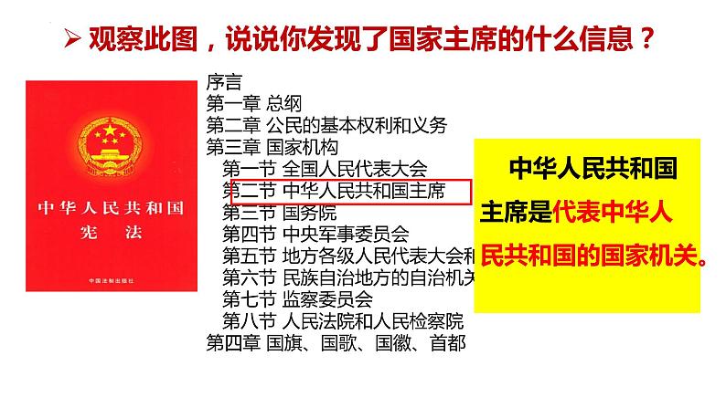 6.2+中华人民共和国主席++课件-2023-2024学年统编版道德与法治八年级下册第4页