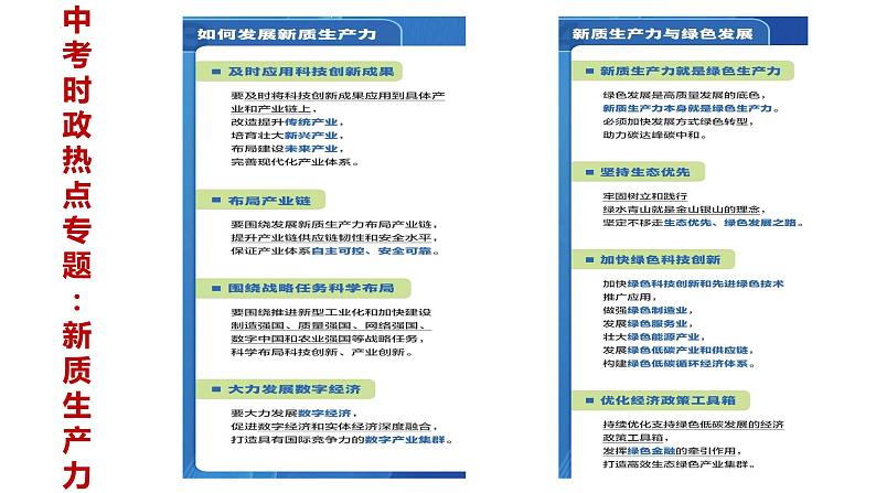 12. 新质生产力---2024年中考时政热点专题讲解课件PPT第5页