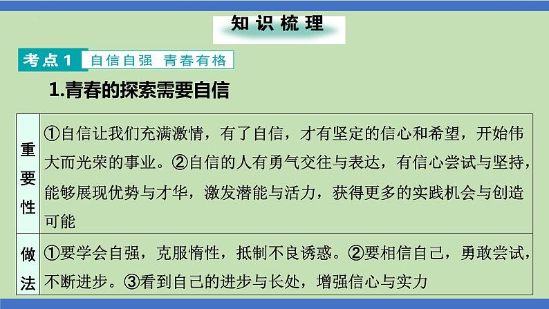 第14课时  自强不息  厚德载物-2024年中考道德与法治一轮知识梳理课件PPT第2页