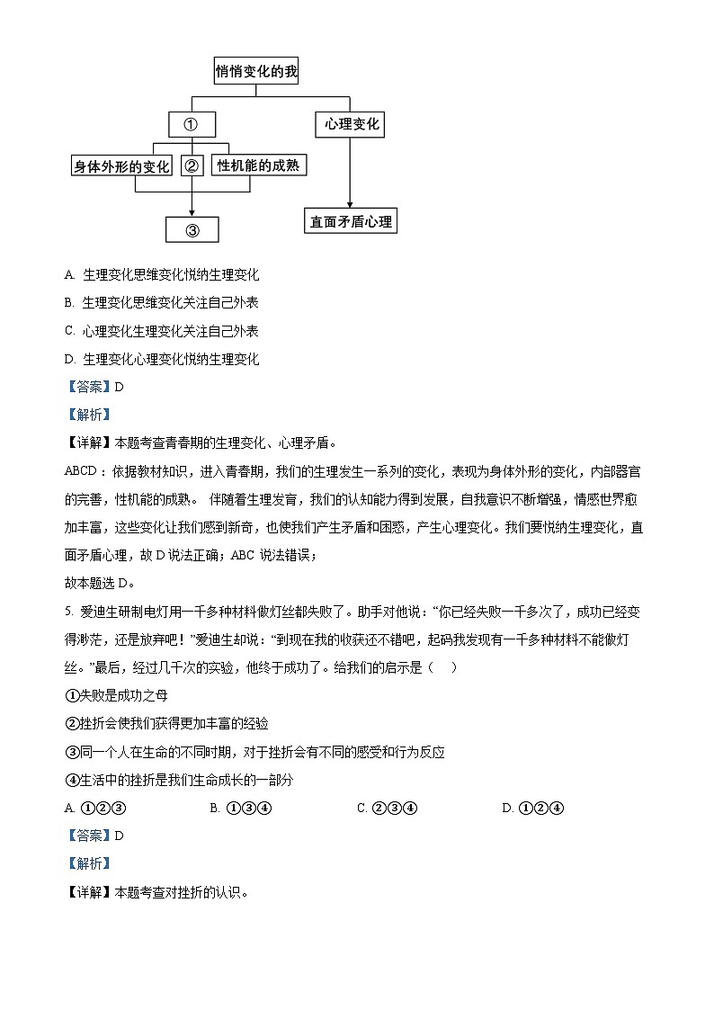 2024年山东省滕州市育才中学中考学业水平考试模拟练习道德与法治试题（解析版）第3页