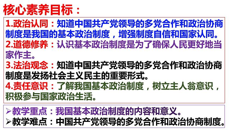 5.2 基本政治制度  课件  2023-2024学年八年级道德与法治下册 （统编版）第3页