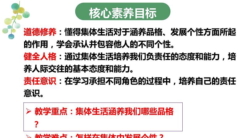 6.2  集体生活成就我（同步课件） 2023-2024学年七年级道德与法治下册同步课件（统编版）04