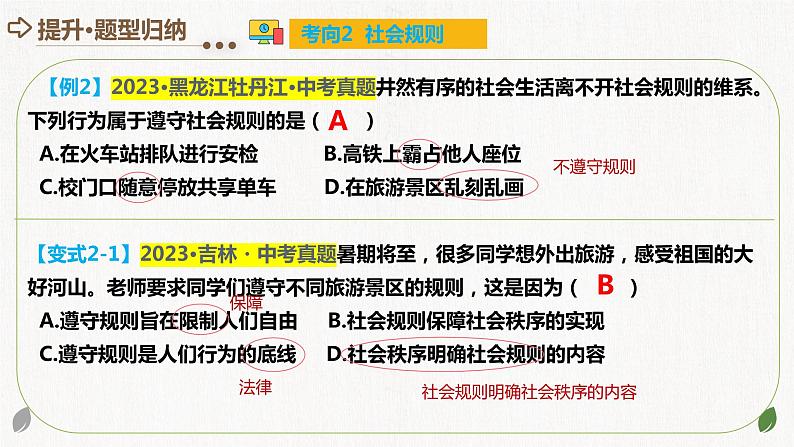 专题09 遵守社会规则（核心知识精讲课件）第8页